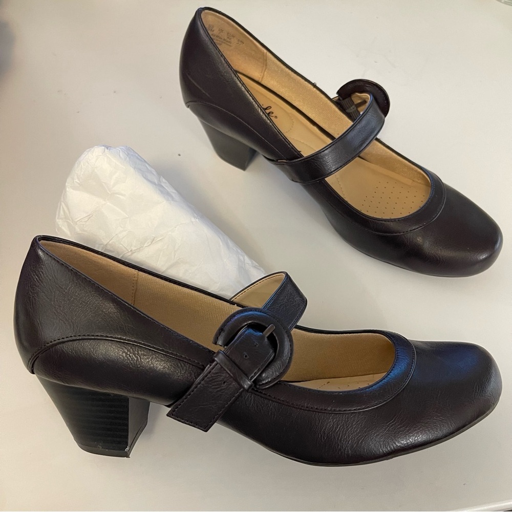 LifeStride Soft System Rozz Dark Brown Mary Jane